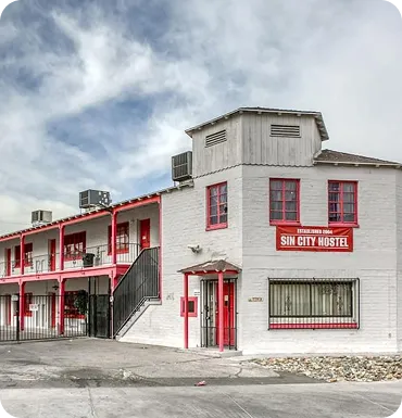 Fachada del SIN CITY HOSTEL
